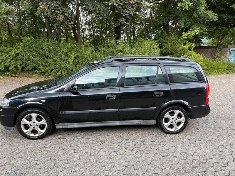 Schwarz Gebraucht 2003 Opel Astra Kombi | 1.149 € (Fairer Preis) - Bild 1/4