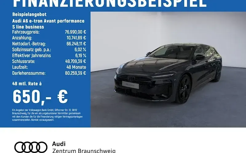 Gebraucht Audi A6 e-tron Performance 280 kW (381 PS) 2026 Kombi