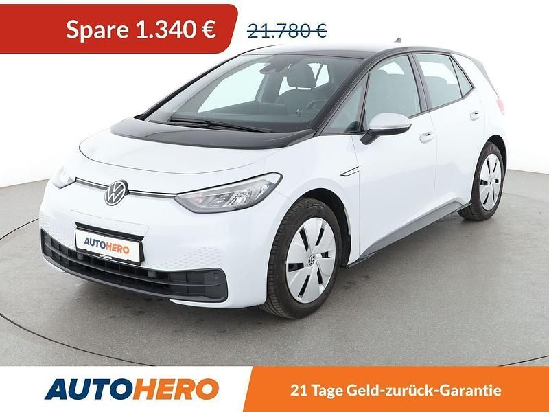 Weiß Gebraucht 2021 VW ID.3 Pro Performance Kleinwagen | 20.440 € (Superpreis) - Bild 1/3