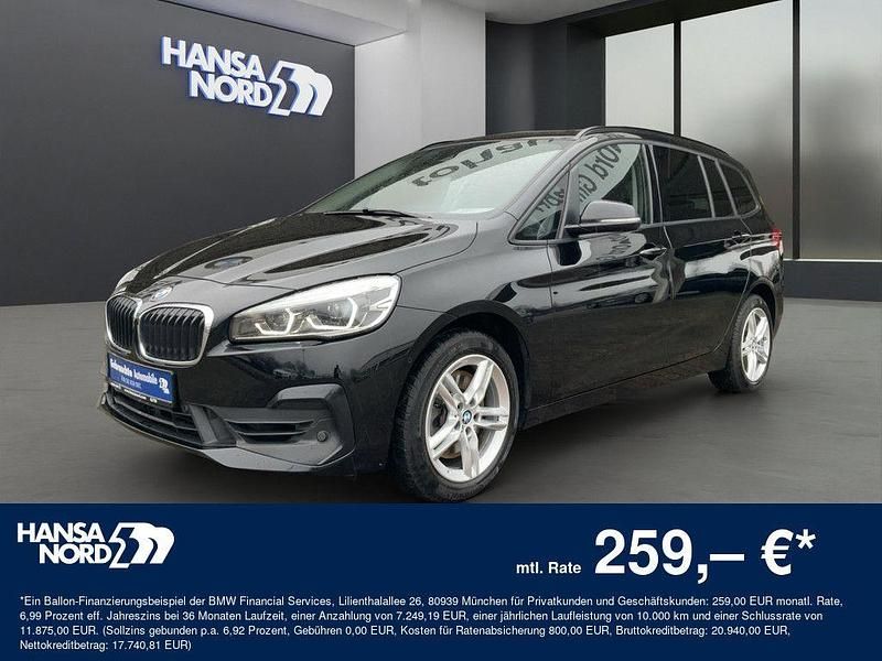 Schwarz Gebraucht 2021 BMW 220 Gran Tourer Van / Kleinbus | 24.190 € (Fairer Preis) - Bild 1/4