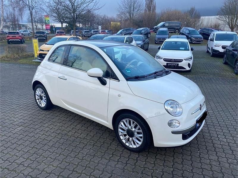 Gebraucht Fiat 500 Lounge 69 PS (50 kW) 2014 Weiß Kleinwagen
