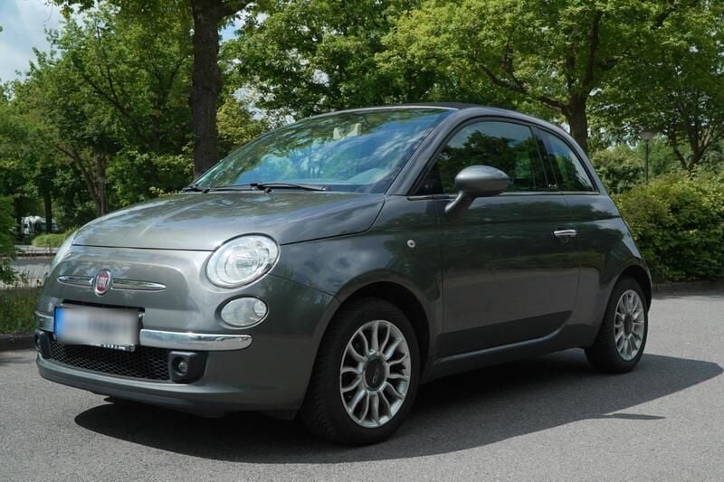 Grau Gebraucht 2013 Fiat 500C Cabrio | 7.200 € (Fairer Preis) - Bild 1/4