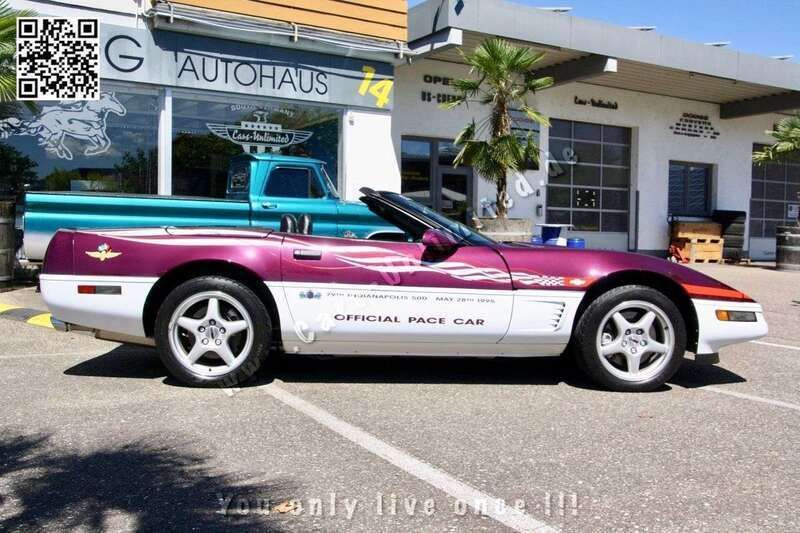 Darkpurplearcticwhite Gebraucht 1995 Corvette C4 Cabrio | 33.500 € - Bild 1/4