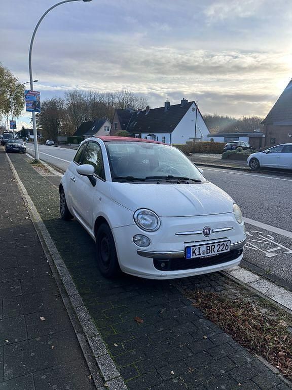Gebraucht Fiat 500 Lounge 101 PS (74 kW) 2011 Weiß Cabrio