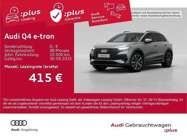 Taifungrau metallic Gebraucht 2024 Audi Q4 e-tron S-Line SUV | 46.290 € - Bild 1/4