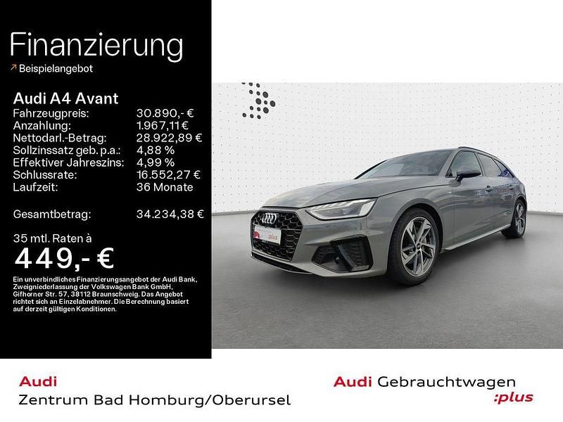 Quantumgrau Gebraucht 2021 Audi A4 Ambiente Kombi | 30.890 € (Etwas zu teuer) - Bild 1/4