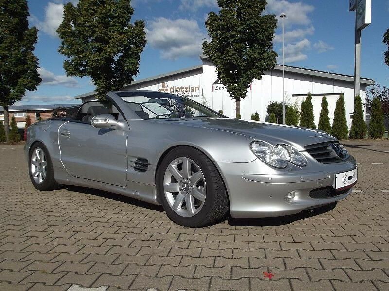 Silber Gebraucht 2001 Mercedes SL500 Cabrio | 19.598 € (Fairer Preis) - Bild 1/4