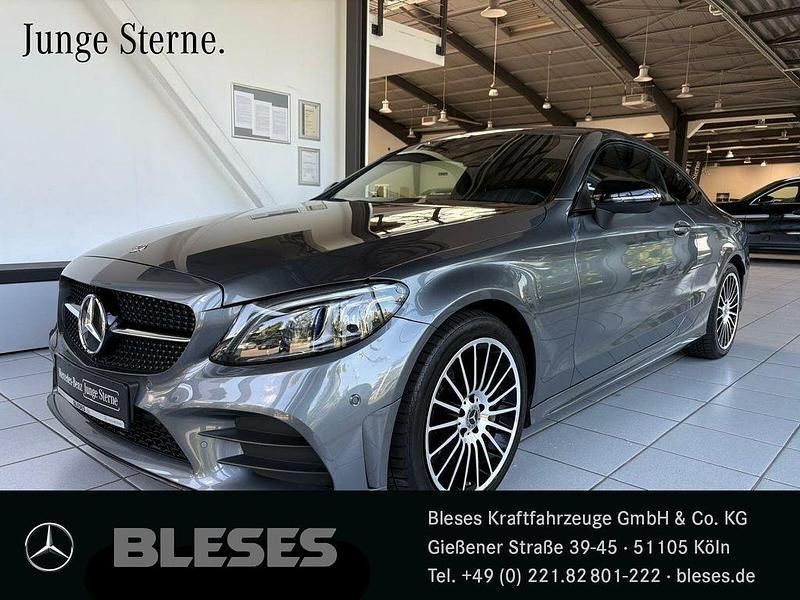 Lack selenitgrau Gebraucht 2021 Mercedes C300 Night Coupé | 38.900 € (Fairer Preis) - Bild 1/4