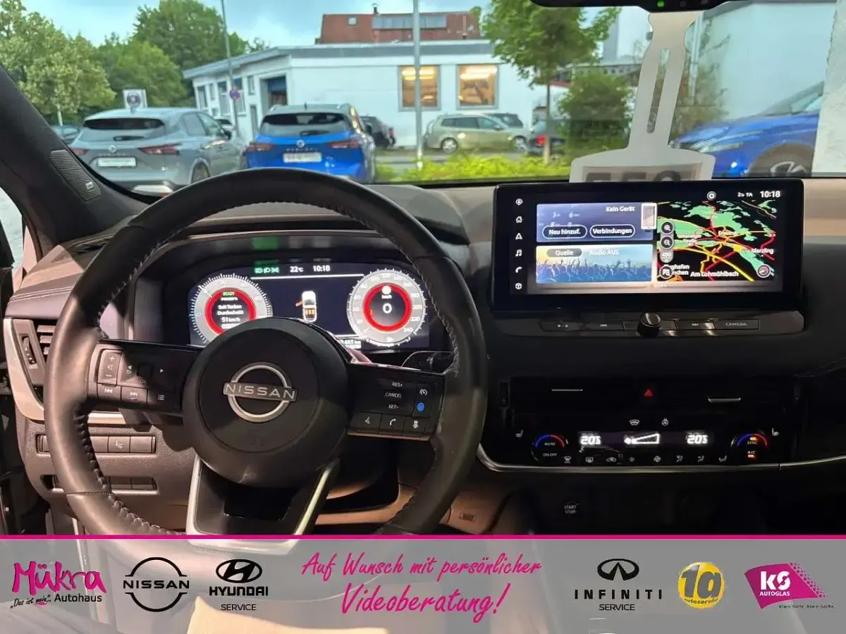 Gebraucht Nissan Qashqai Tekna+ 190 PS (139 kW) 2023 Schwarz SUV