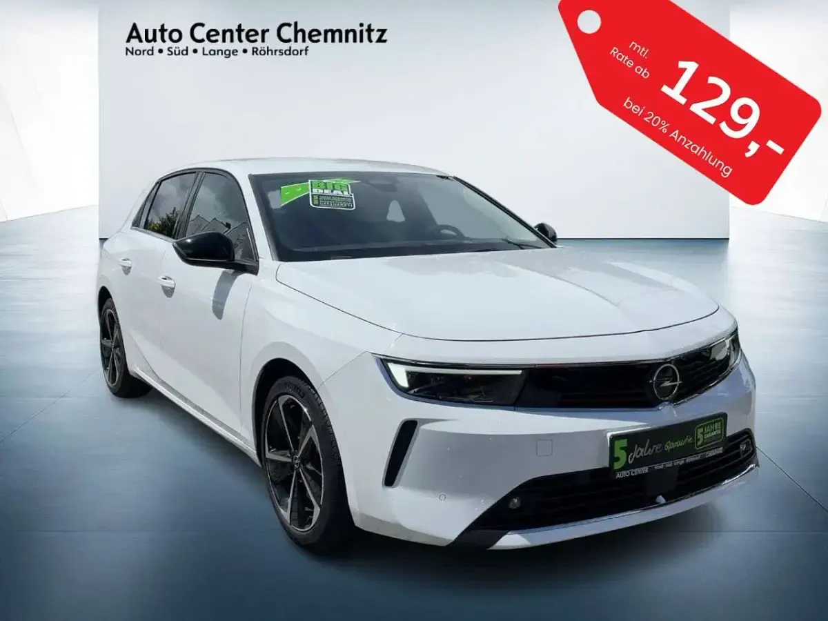 Gebraucht Opel Astra Elegance 110 PS (80 kW) 2023 Jade weiss Kleinwagen