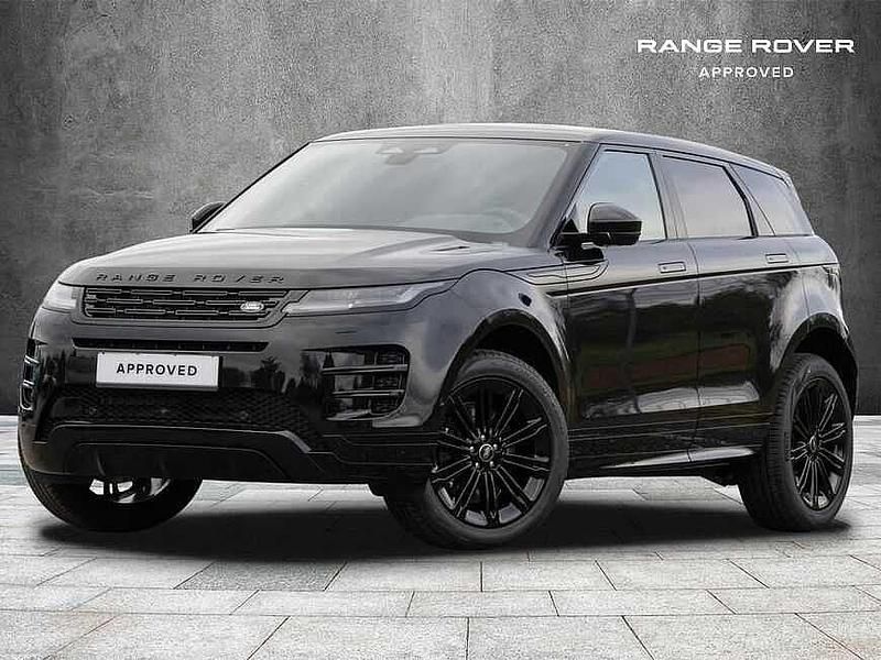 Santorini black Gebraucht 2025 Land Rover Range Rover evoque SE Dynamic | 72.924 € - Bild 1/4