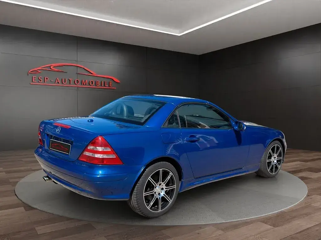 Gebraucht Mercedes SLK200 Edition 163 PS (119 kW) 2001 Blau Cabrio