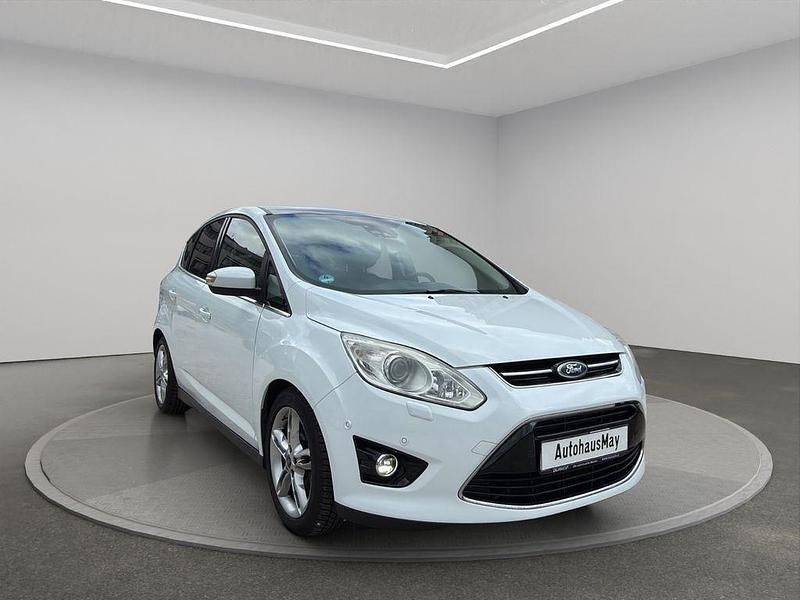 Gebraucht Ford C-MAX Titanium 125 PS (91 kW) 2013 Weiß Van / Kleinbus