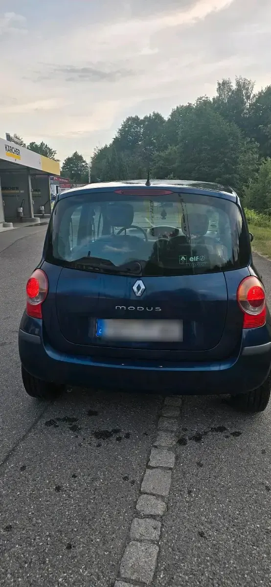 Gebraucht Renault Modus 70 PS (51 kW) 2004 Blau Van / Kleinbus