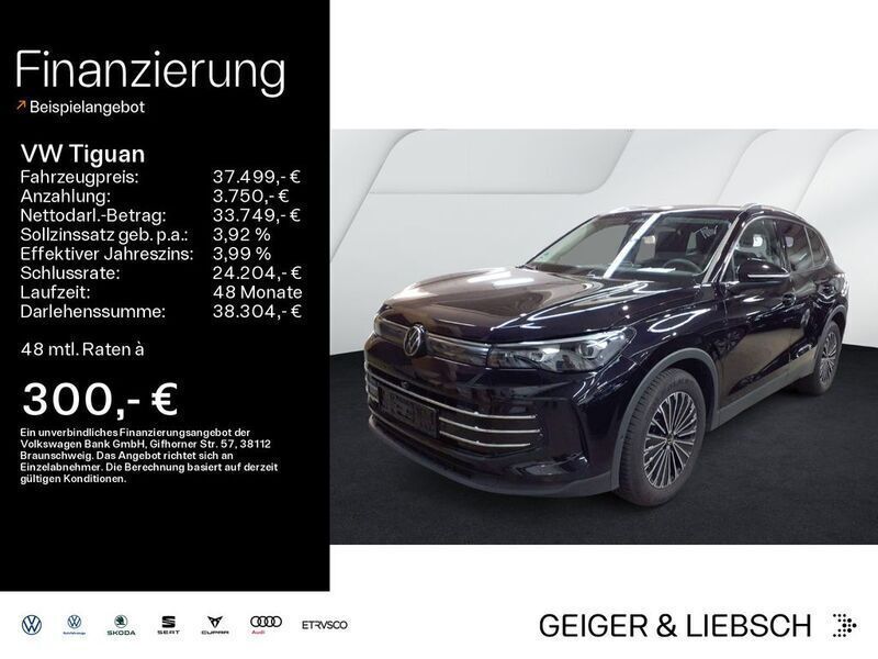Deep black perleffekt Gebraucht 2024 VW Tiguan Elegance SUV | 37.499 € (Etwas zu teuer) - Bild 1/4