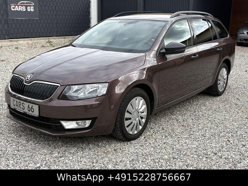 Braun Gebraucht 2014 Skoda Octavia Active Kombi | 9.850 € (Guter Preis) - Bild 1/4
