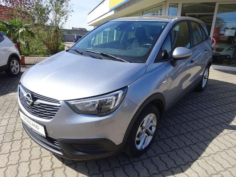 Gebraucht Opel Crossland X Edition 131 PS (96 kW) 2020 Kontrast grau/quarz silber SUV