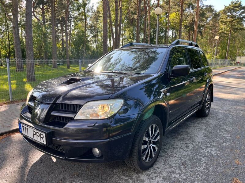 Schwarz Gebraucht 2008 Mitsubishi Outlander SUV | 5.490 € (Etwas zu teuer) - Bild 1/4