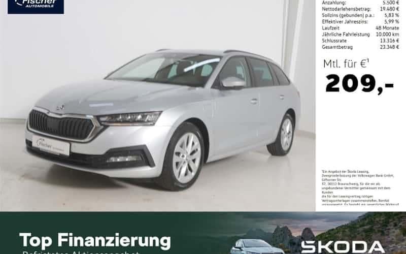 Silber Gebraucht 2022 Skoda Octavia Ambition Kombi | 24.980 € (Fairer Preis) - Bild 1/4