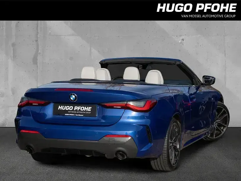 Gebraucht BMW 420 Cabriolet M Sport 190 PS (139 kW) 2023 Portimao blau metallic Cabrio
