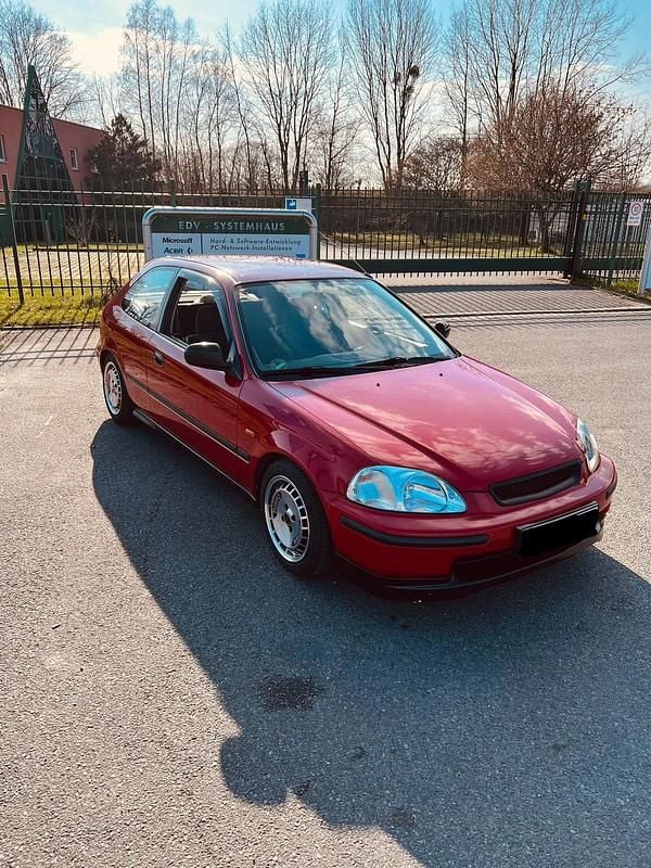 Gebraucht Honda Civic 95 PS (69 kW) 1996 Rot Kleinwagen