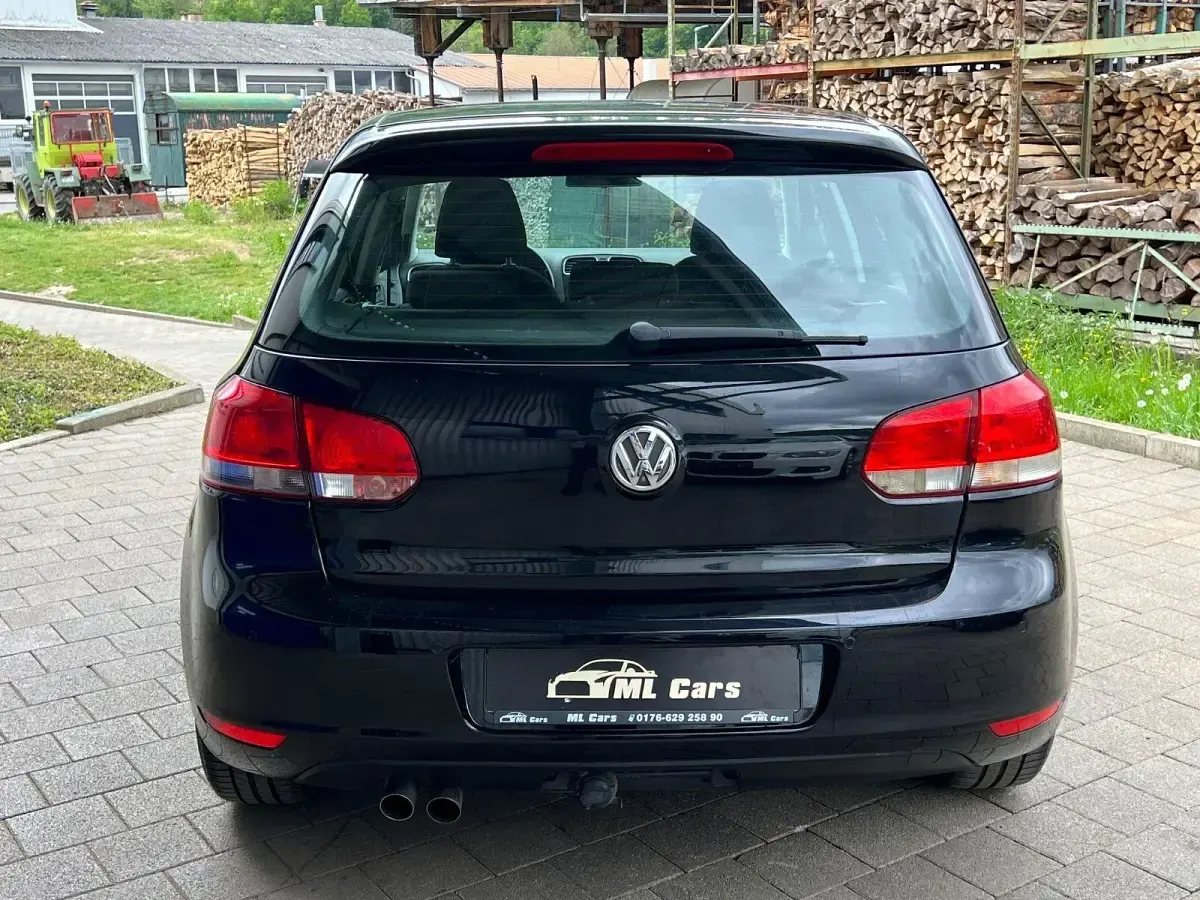 Gebraucht VW Golf VI Comfortline 110 PS (80 kW) 2009 Schwarz Kleinwagen