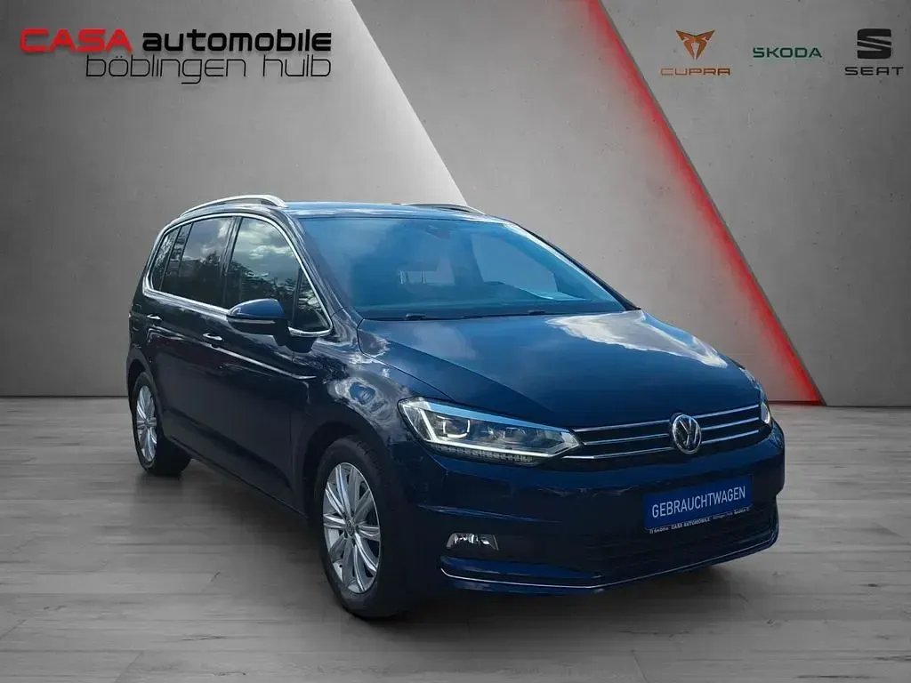 Gebraucht VW Touran Highline 150 PS (110 kW) 2017 Blau Van / Kleinbus