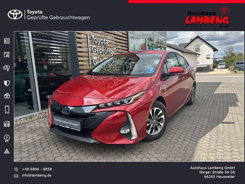 Karminarot metallic Gebraucht 2020 Toyota Prius Plug-in Hybrid Kleinwagen | 22.890 € (Fairer Preis) - Bild 1/4