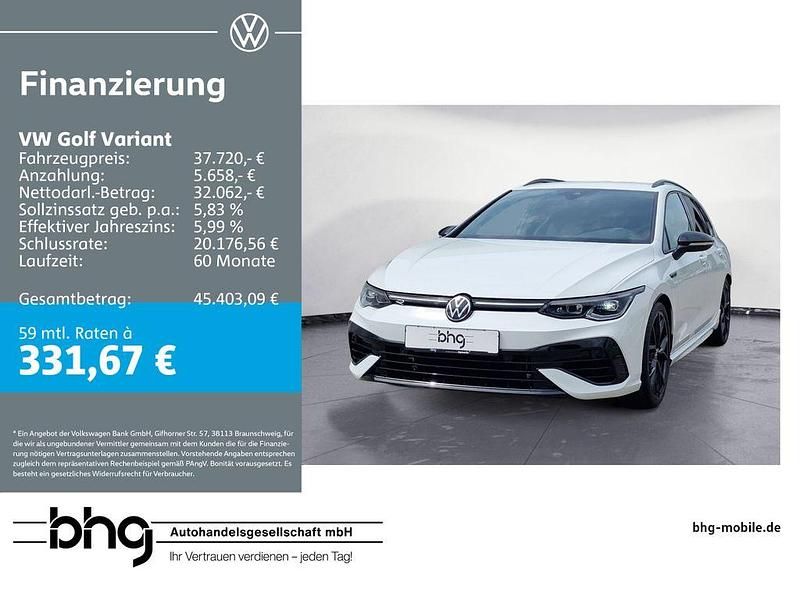 Pure white Gebraucht 2023 VW Golf VIII R Kombi | 37.720 € (Guter Preis) - Bild 1/4
