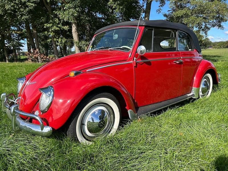 Gebraucht VW Käfer 50 PS (36 kW) 1965 Rot Cabrio