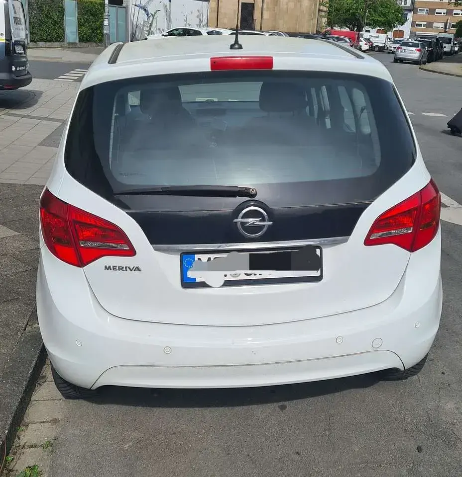 Gebraucht Opel Meriva Eco 101 PS (74 kW) 2014 Weiß Van / Kleinbus