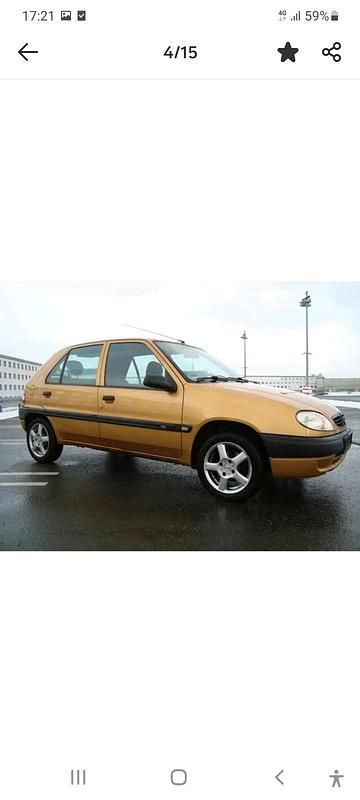 Gebraucht Citroën Saxo 75 PS (55 kW) 2000 Gelb Kleinwagen