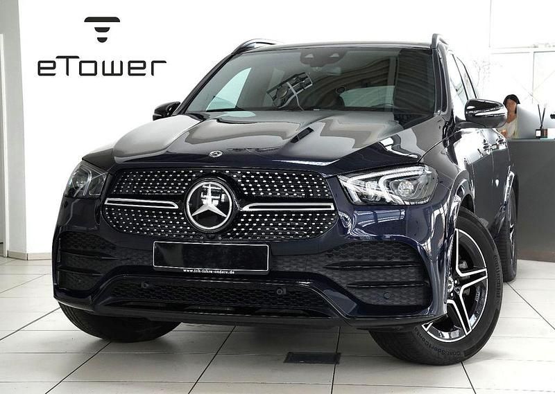 Blau Gebraucht 2022 Mercedes GLE350 AMG SUV | 56.990 € (Superpreis) - Bild 1/4