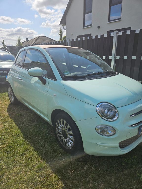 Grün Gebraucht 2019 Fiat 500C Lounge Cabrio | 7.200 € (Superpreis) - Bild 1/4