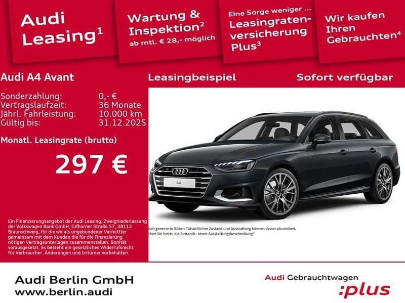 Manhattangrau metallic Gebraucht 2024 Audi A4 Advanced Plus Kombi | 34.900 € (Fairer Preis) - Bild 1/2