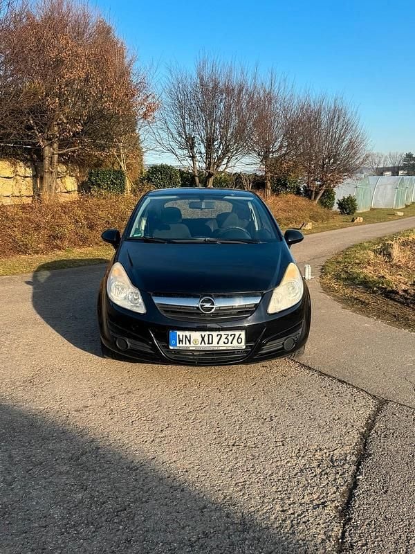 Schwarz Gebraucht 2009 Opel Corsa Coupé | 1.000 € (Guter Preis) - Bild 1/4