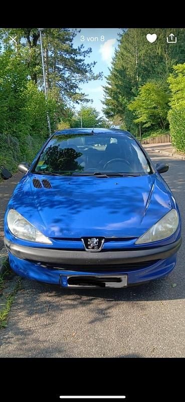 Gebraucht Peugeot 206 60 PS (44 kW) 2000 Blau Kleinwagen