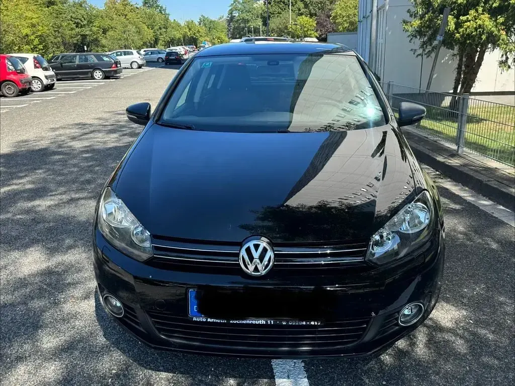 Gebraucht VW Golf VI Team 122 PS (89 kW) 2010 Schwarz Limousine