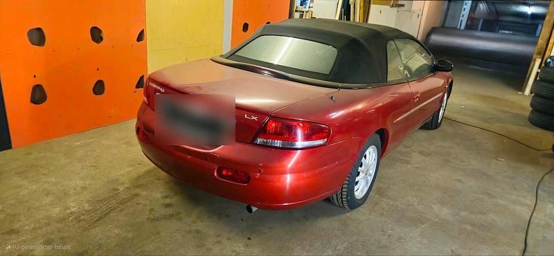 Używany Chrysler Sebring Cabriolet 141 KM (103 kW) 2002 Czerwony Kabriolet