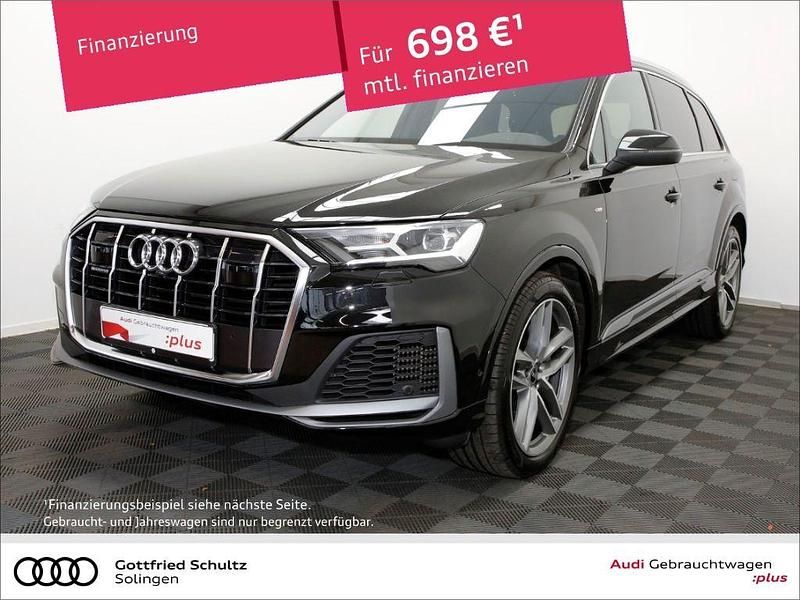 Schwarz Gebraucht 2021 Audi Q7 S-Line SUV | 49.950 € (Fairer Preis) - Bild 1/3