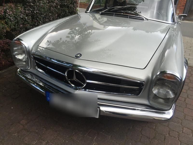 Silber Gebraucht 1965 Mercedes W113 Cabrio | 85.000 € - Bild 1/4