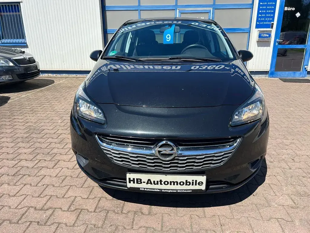 Używany Opel Corsa Edition 90 KM (66 kW) 2015 Czarny Hatchback