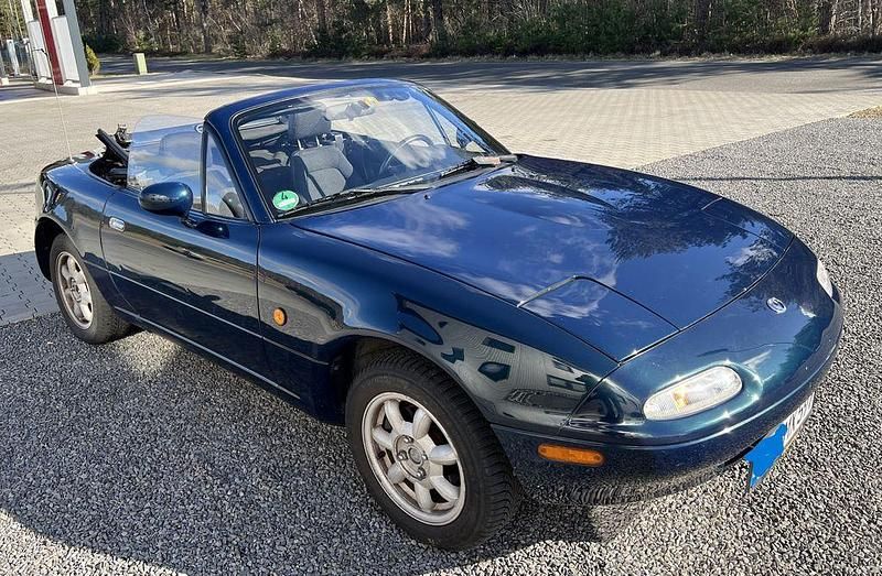 Gebraucht Mazda MX5 90 PS (66 kW) 1997 Blau Cabrio