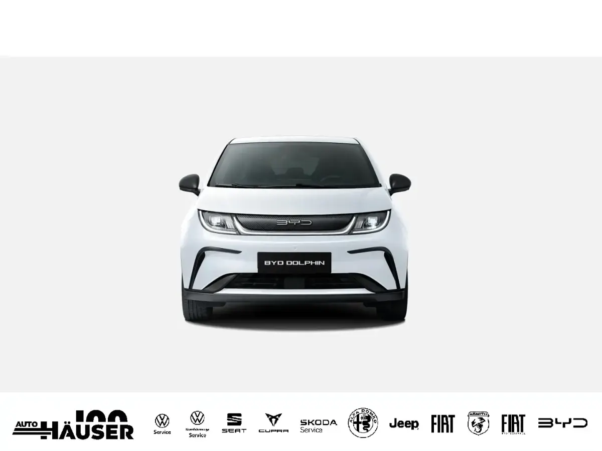 Neu BYD Dolphin Comfort 150 kW (204 PS) 2026 Weiss Kleinwagen