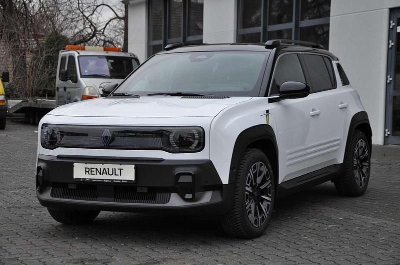 Neu Renault 4 E-Tech Iconic 110 kW (150 PS) 2025 Arktisweiß mit schwarzem dach SUV