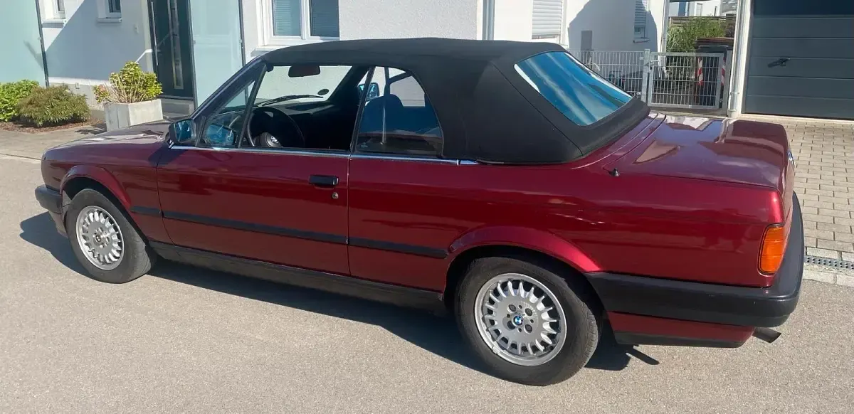 Gebraucht BMW 318 Cabriolet 1991 Rot Cabrio