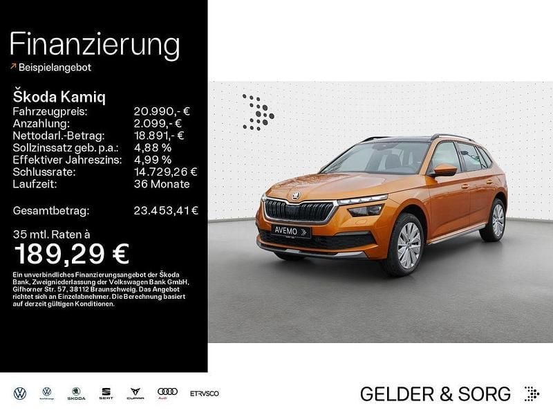 Orange Gebraucht 2022 Skoda Kamiq Style SUV | 19.990 € (Fairer Preis) - Bild 1/4