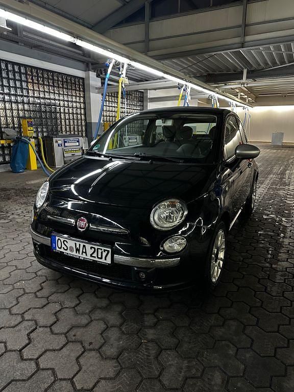 Schwarz Gebraucht 2012 Fiat 500C Lounge Cabrio | 3.599 € (Etwas zu teuer) - Bild 1/4