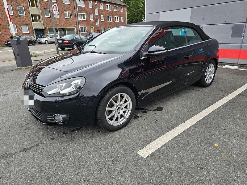 Schwarz Gebraucht 2012 VW Golf Cabriolet Cabrio | 8.600 € (Etwas zu teuer) - Bild 1/4