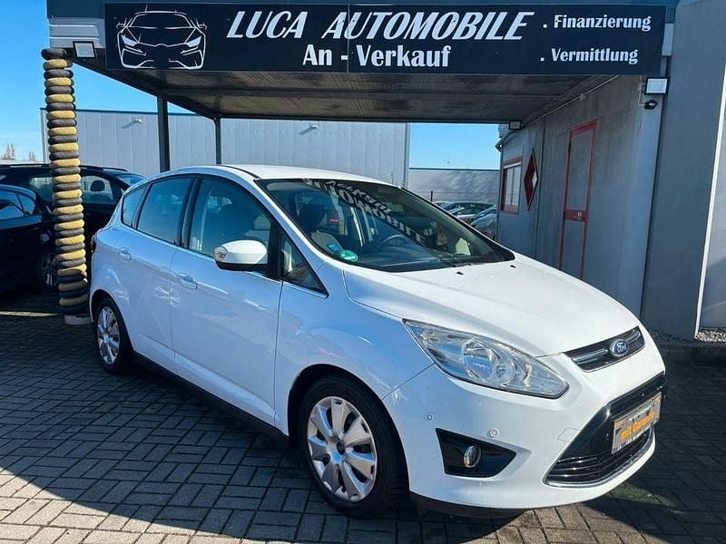 Gebraucht Ford C-MAX Titanium 125 PS (91 kW) 2014 Weiß Van / Kleinbus